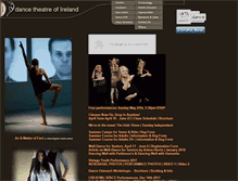 Tablet Screenshot of dancetheatreireland.com